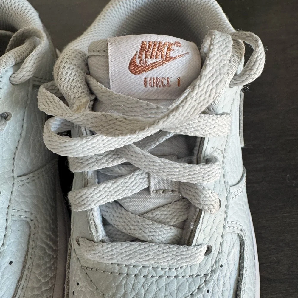 Nike Kids' Air Force 1 Sneakers - Gray/Silver/Light Blue 9C